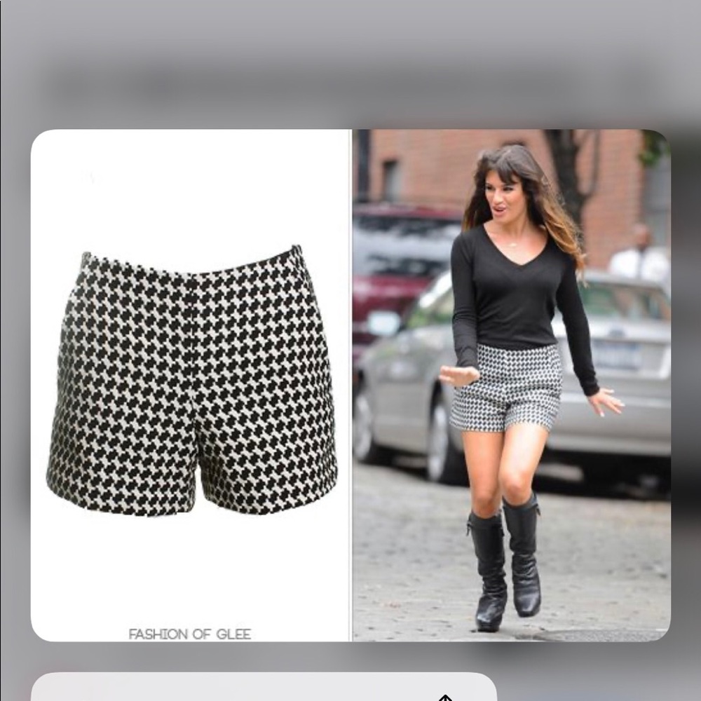 Trina Turk Houndstooth Shorts